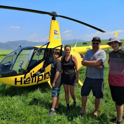Výhliadkové lety helikoptérou